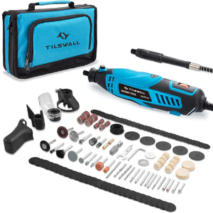 Tilswall 160W Outil rotatif multifonction (145 accessoires)