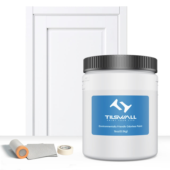 TILSWALL Peinture Meuble pour Pistolet à pulvérisation, Durable, Écologique (Blanc)