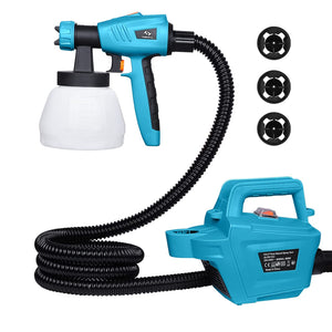 Tilswall 800W Pistolet Peinture,1300ML Récipient Détachable