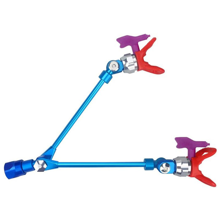 Perche d’extension pour pulvérisateur Tilswall – Double tête avec embout buse 517 pour peinture