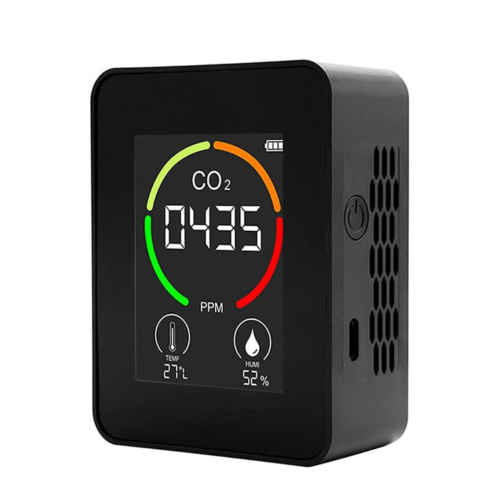 Moniteur de qualité d’air intérieur 3‑en‑1 portable avec capteur de CO2 Tilswall