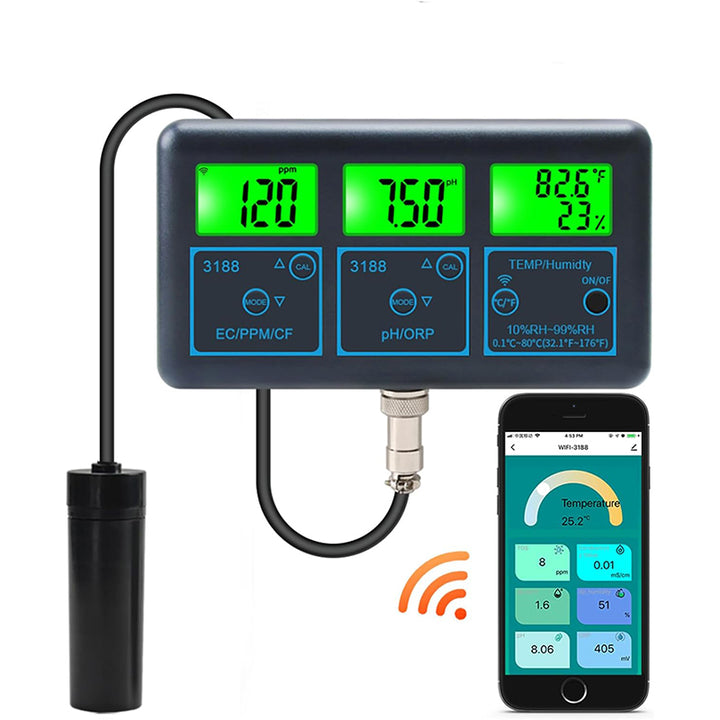 Testeur numérique de qualité de l’eau WiFi Tuya